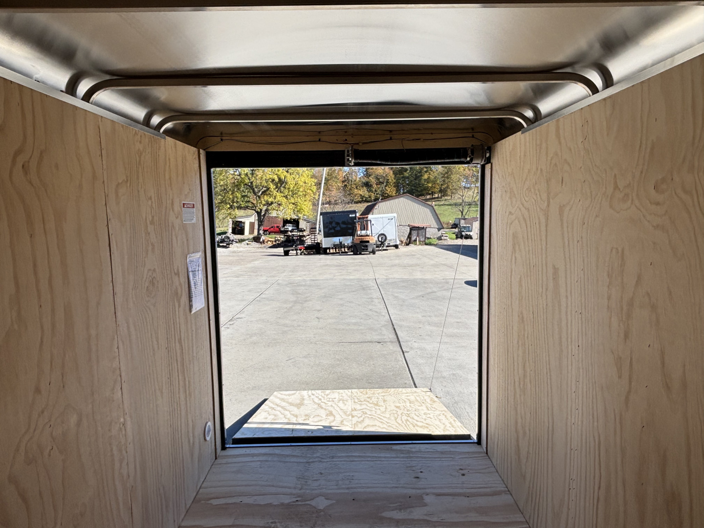 New 2025 Car Mate Trailers 612ECV (V-Nose) Enclosed Trailer - Black w/ Ramp - 2990# GVWR