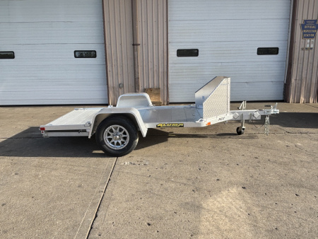New 2026 Aluma MC1F Folding Motorcycle Trailer (1 Place) - 2000# GVWR