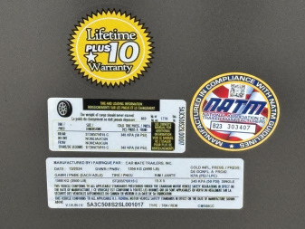 New 2025 Car Mate Trailers 5x8 Custom Cargo Enclosed Trailer - Charcoal Gray - 2990# GVWR