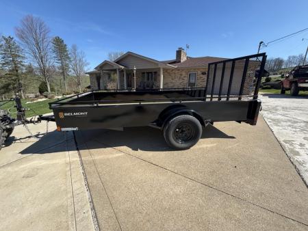 New 2026 Belmont Trailers 76 X12' Utility Trailer W/ Solid Sides - 2990# GVWR