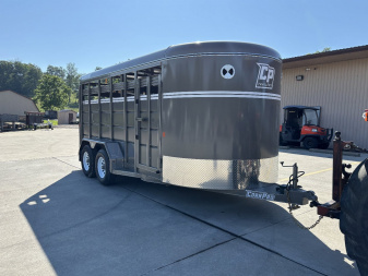 New ***COMING SOON***2026 Corn Pro Stock Trailer (Model SB-16 7S) - Arizona Beige w/ Sliding Center Gate - 9990# GVWR