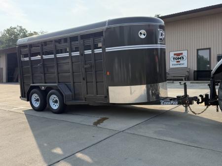 New ***COMING END OF AUGUST***2026 Corn Pro Stock Trailer (Model SB-16 6S) - Charcoal Gray - Sliding Center Gate - 9990# GVWR