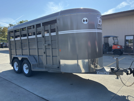 New 2026 Corn Pro Stock Trailer (Model SB-16 6S) - Sliding Center Gate - 9990# GVWR