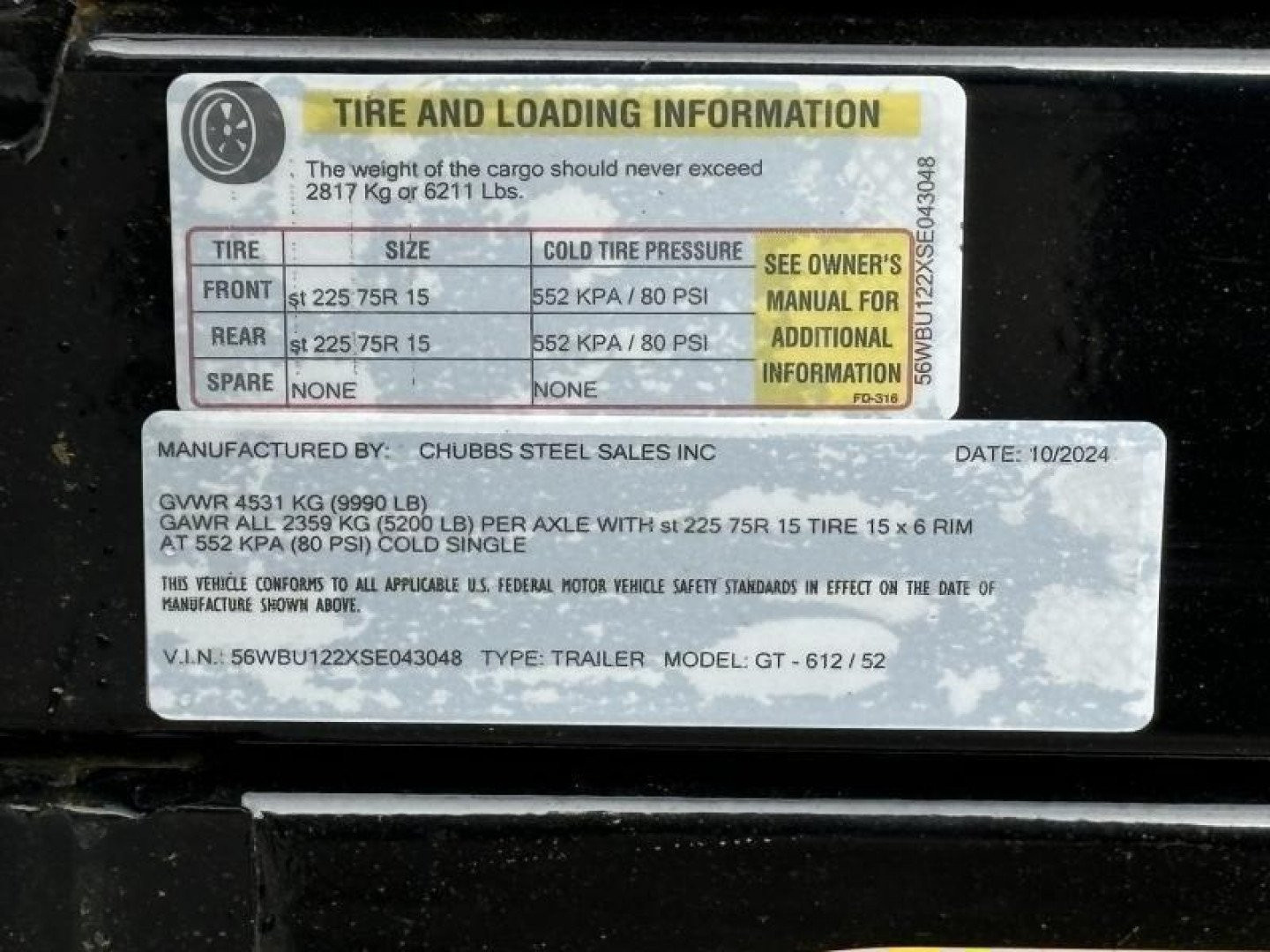 New 2026 Griffin Trailers GT 6X12 Dump Trailer w/ 36" Sides - 9990# GVWR