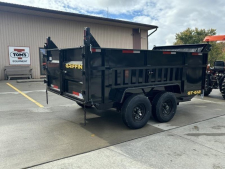 New 2026 Griffin Trailers GT 6X12 Dump Trailer w/ 36" Sides - 9990# GVWR