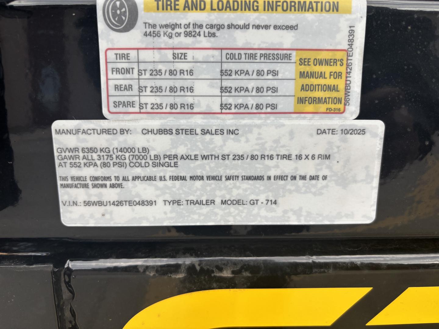 New 2026 Griffin Trailers GT 7X14 Dump Trailer w/ 36" Sides - 14000# GVWR