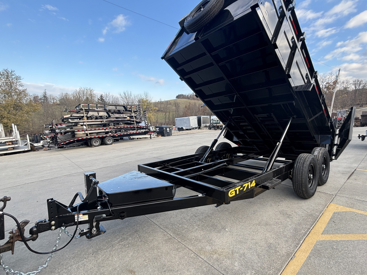 New 2026 Griffin Trailers GT 7X14 Dump Trailer w/ 36" Sides - 14000# GVWR