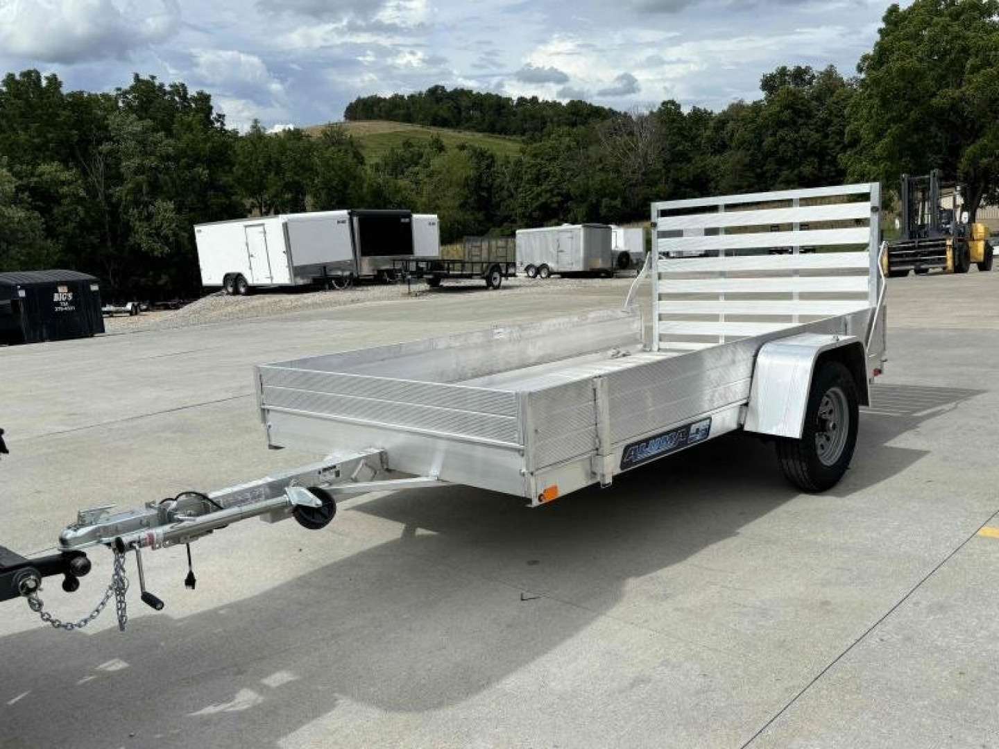 New 2026 Aluma Trailers 6310ES Aluminum Utility Trailer W/ Ramp & 12" Side Kit - 2000# GVWR