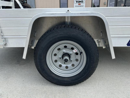 New 2026 Aluma Trailers 6310ES Aluminum Utility Trailer W/ Ramp & 12" Side Kit - 2000# GVWR