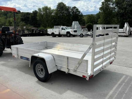 New 2026 Aluma Trailers 6310ES Aluminum Utility Trailer W/ Ramp & 12" Side Kit - 2000# GVWR