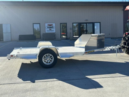 New 2026 Aluma Trailers TK1 S-R Aluminum Trike Trailer W/ Slide Out Ramp - 2990# GVWR