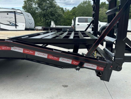 New 2025 Quality Trailers 28' Gooseneck (24'+4' Pop-Up Dove Tail) Pro Series - 17000# GVWR