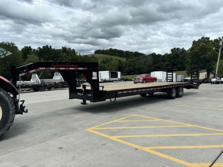 New 2025 Quality Trailers 28' Gooseneck (24'+4' Pop-Up Dove Tail) Pro Series - 17000# GVWR