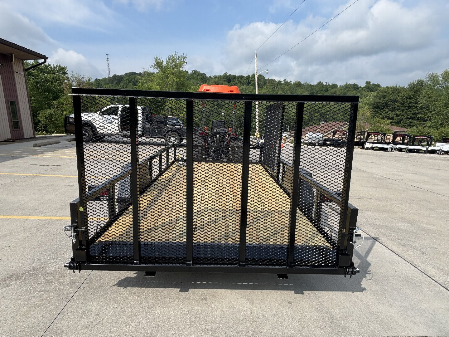 New 2026 Premier Trailers 76"X14' Utility Trailer W/ Side Load Ramp - 2995# GVWR