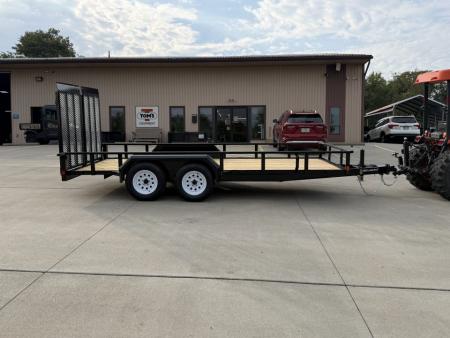 New 2027 Belmont Trailers 82 X16' Landscape Trailer W/ Split Ramp - 7,000# GVWR