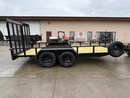 New 2026 Belmont Trailers 82 X16' Landscape Trailer W/ Split Ramp - 7,000# GVWR