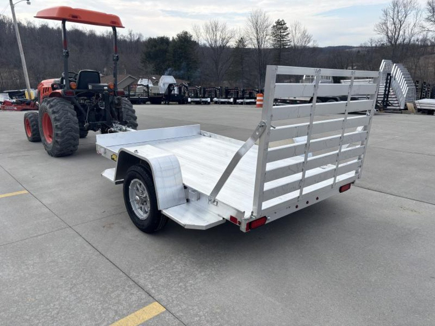 New 2026 Aluma Trailers 638 Aluminum Utility Trailer W/ Ramp - 2000# GVWR