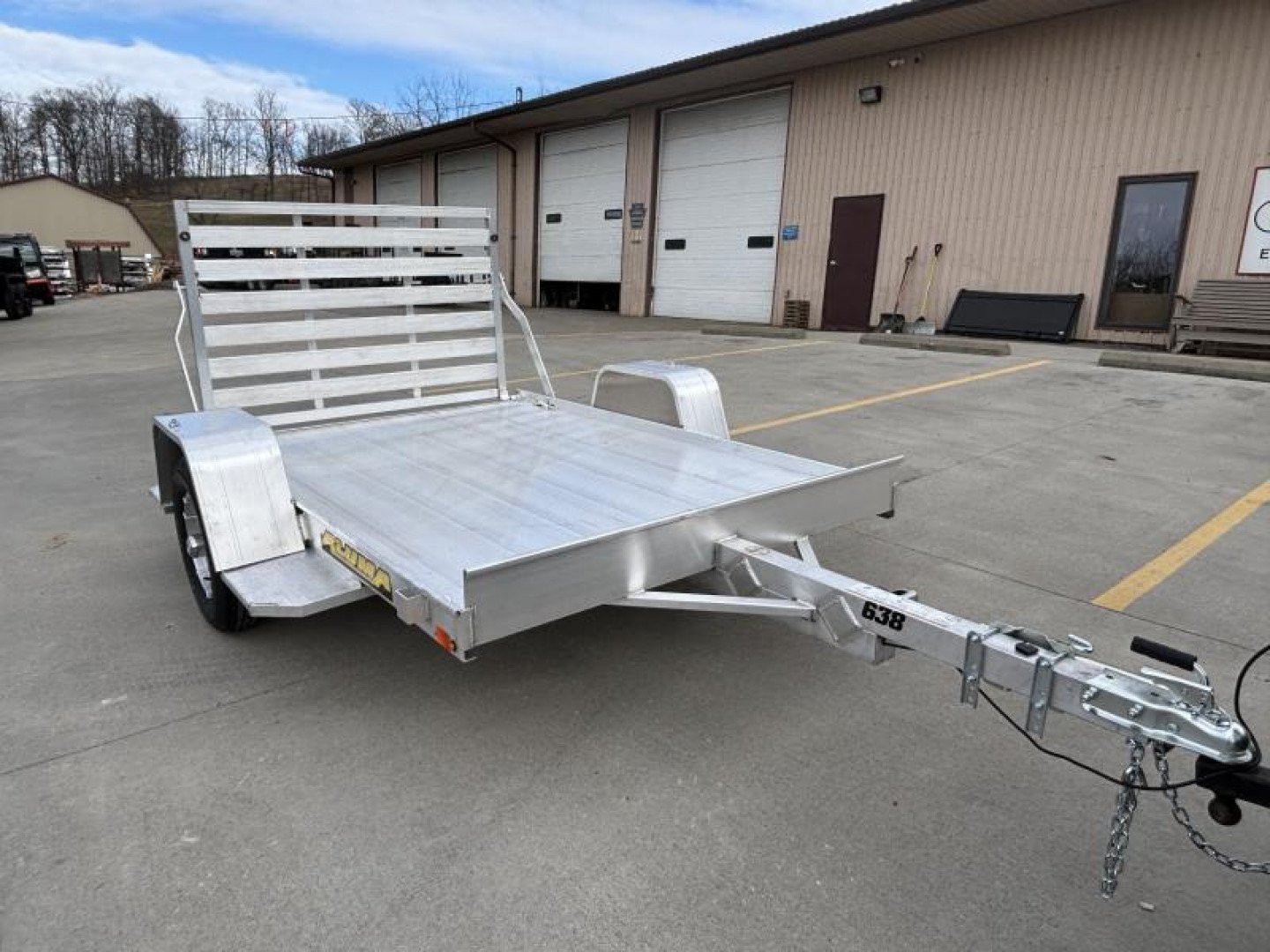 New 2026 Aluma Trailers 638 Aluminum Utility Trailer W/ Ramp - 2000# GVWR