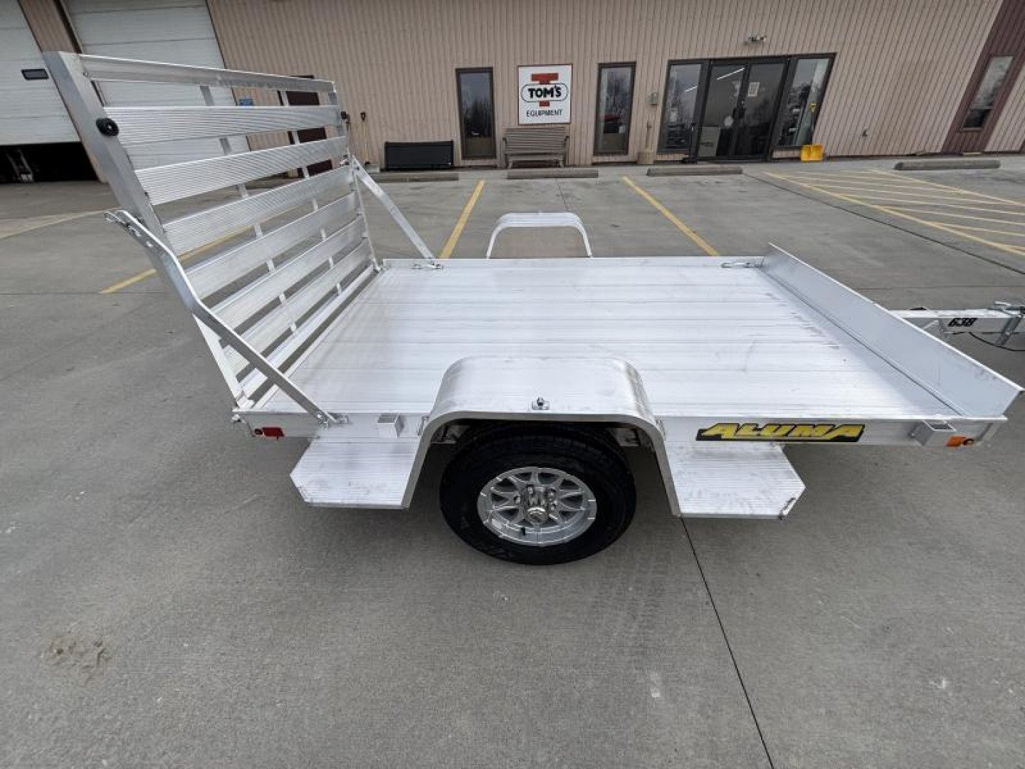 New 2026 Aluma Trailers 638 Aluminum Utility Trailer W/ Ramp - 2000# GVWR
