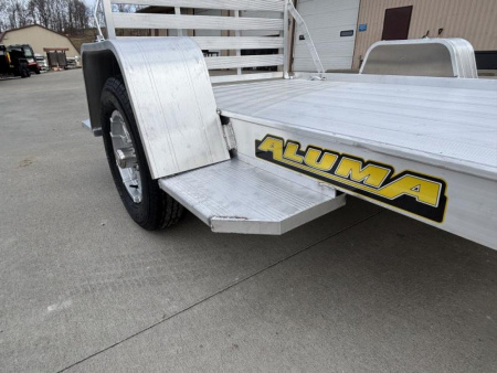 New 2026 Aluma Trailers 638 Aluminum Utility Trailer W/ Ramp - 2000# GVWR