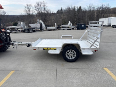 New 2026 Aluma Trailers 638 Aluminum Utility Trailer W/ Ramp - 2000# GVWR