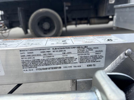 New 2026 Aluma Trailers 638 Aluminum Utility Trailer W/ Ramp - 2000# GVWR