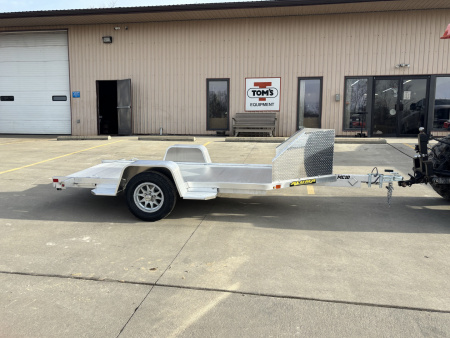 New 2027 Aluma Trailers MC10S-R Aluminum Motorcycle Trailer W/ Slide Out Ramp - 2000# GVWR