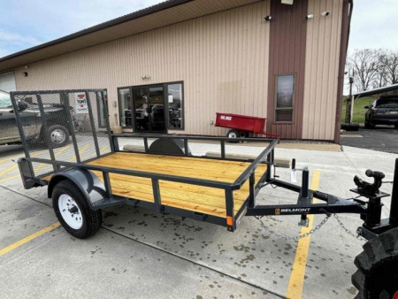 New 2025 Belmont Trailers 5'X 10' Utility Trailer - Charcoal Gray - 2999# GVWR