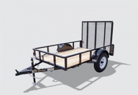New 2025 Belmont Trailers 5'X 10' Utility Trailer - Charcoal Gray - 2999# GVWR