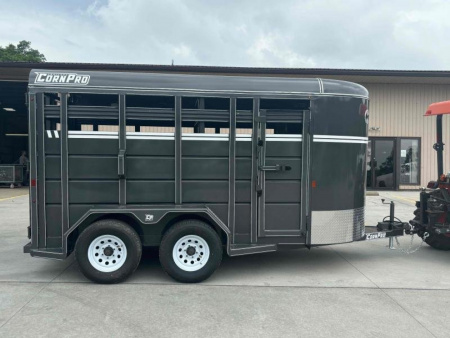 New 2026 CornPro Trailers 6 x 14 Stock Trailer - MODEL SB-14 6S - 7000# GVWR
