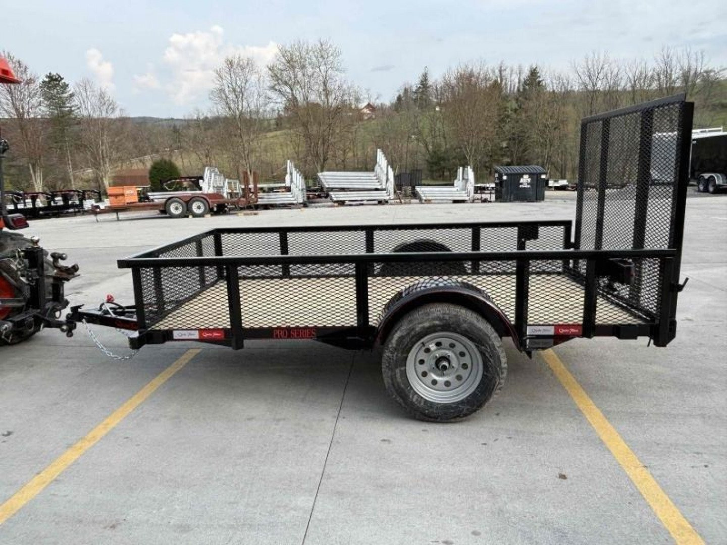 New 2026 Quality Trailers 5'X10' Pro Series Single Axle Utility Trailer W/ 18" Mesh Sides - 2990# GVWR