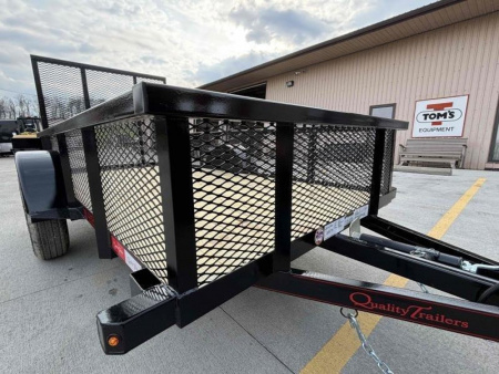 New 2026 Quality Trailers 5'X10' Pro Series Single Axle Utility Trailer W/ 18" Mesh Sides - 2990# GVWR
