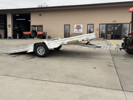 New 2026 Aluma Trailers 7814S-TILT Aluminum Tilt Utility Trailer - 2990# GVWR