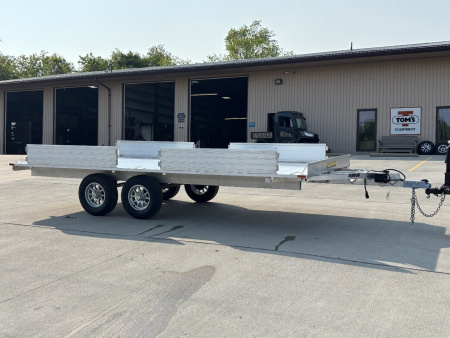 New 2026Aluma Trailers A8816R Aluminum ATV Trailer W/ 4 Side Load or Rear Ramps - 4400# GVWR