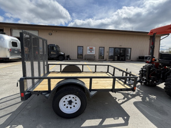 New 2025 Belmont Trailers 5'X8' Utility Trailer 2990# GVWR - Charcoal Gray