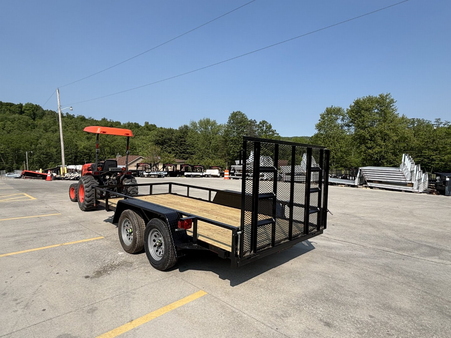 New 2026 Quality Trailers 77"X14' Economy Tandem Axle Utility Trailer (No Dove Tail) - 7000# GVWR
