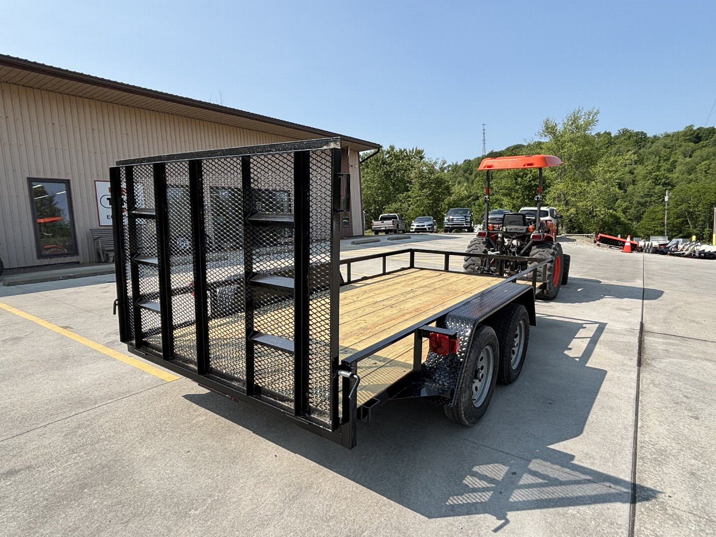 New 2026 Quality Trailers 77"X14' Economy Tandem Axle Utility Trailer (No Dove Tail) - 7000# GVWR