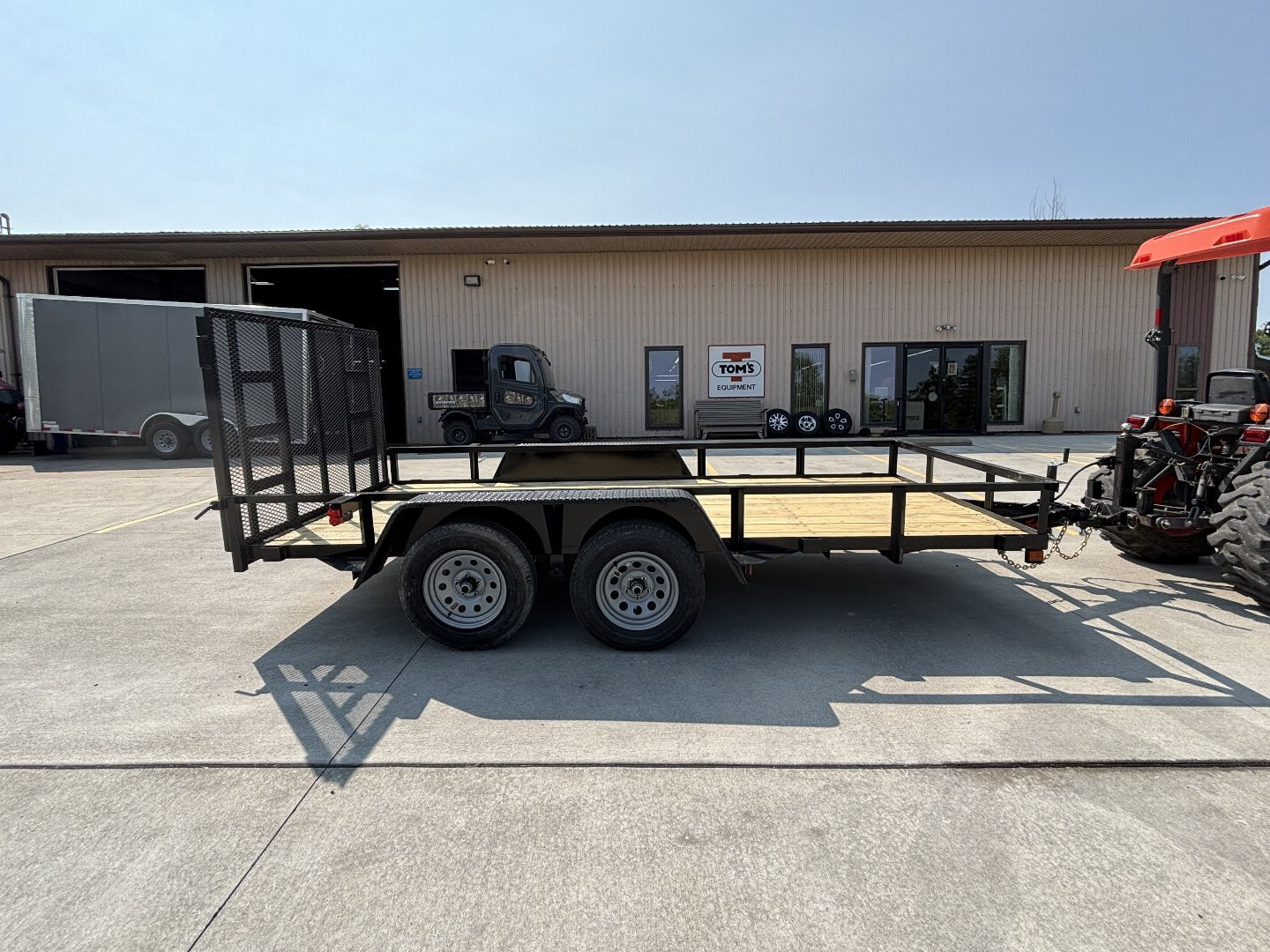 New 2026 Quality Trailers 77"X14' Economy Tandem Axle Utility Trailer (No Dove Tail) - 7000# GVWR