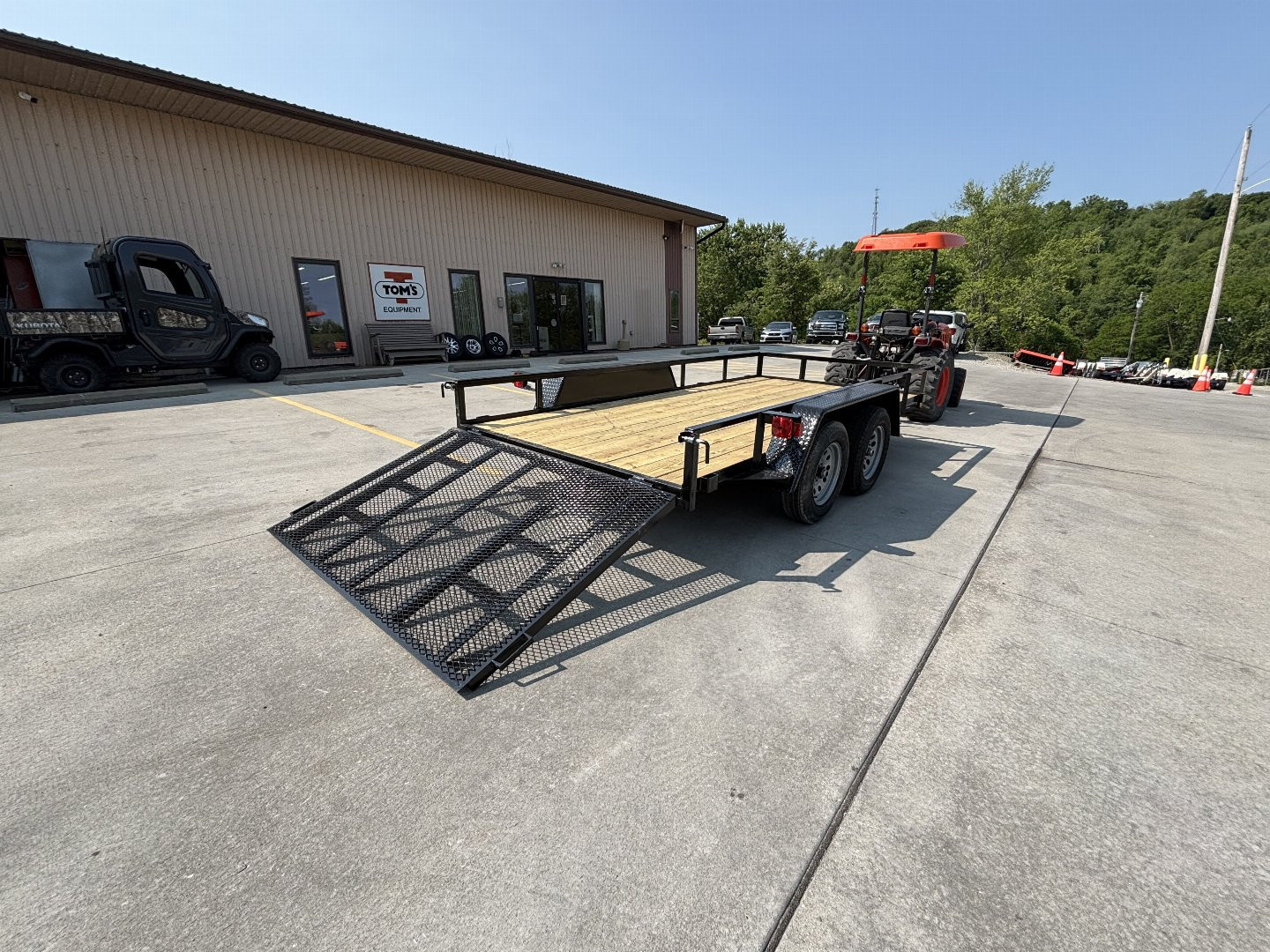 New 2026 Quality Trailers 77"X14' Economy Tandem Axle Utility Trailer (No Dove Tail) - 7000# GVWR