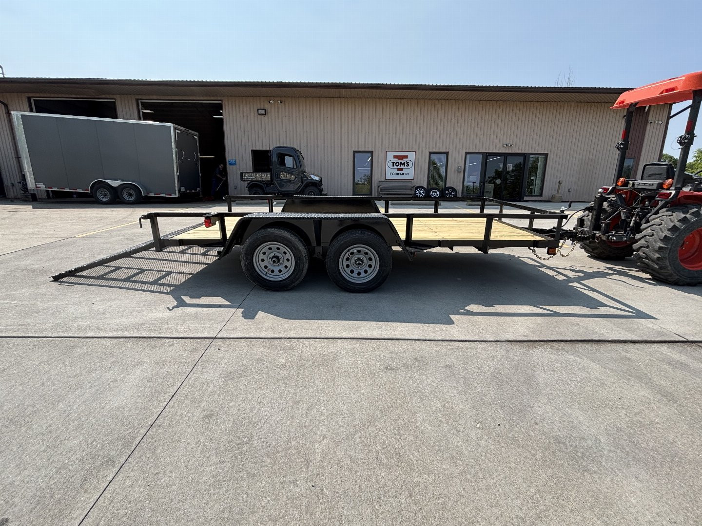 New 2026 Quality Trailers 77"X14' Economy Tandem Axle Utility Trailer (No Dove Tail) - 7000# GVWR