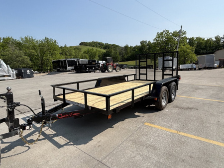 New 2026 Quality Trailers 77"X14' Economy Tandem Axle Utility Trailer (No Dove Tail) - 7000# GVWR