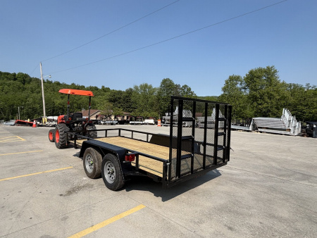 New 2026 Quality Trailers 77"X14' Economy Tandem Axle Utility Trailer (No Dove Tail) - 7000# GVWR
