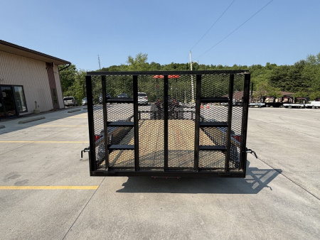 New 2026 Quality Trailers 77"X14' Economy Tandem Axle Utility Trailer (No Dove Tail) - 7000# GVWR