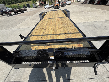 New 2026 Quality Trailers 24' Pro Series Gooseneck Tilt Equipment Hauler Trailer - 15000# GVWR
