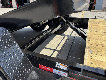 New 2026 Quality Trailers 24' Pro Series Gooseneck Tilt Equipment Hauler Trailer - 15000# GVWR