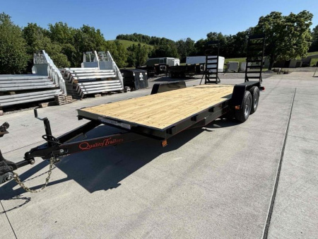 New 2026 Quality Trailers 18' (FLATDECK) Economy Equipment Hauler - 9990# GVWR