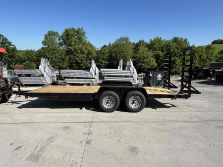 New 2026 Quality Trailers 18' (FLATDECK) Economy Equipment Hauler - 9990# GVWR
