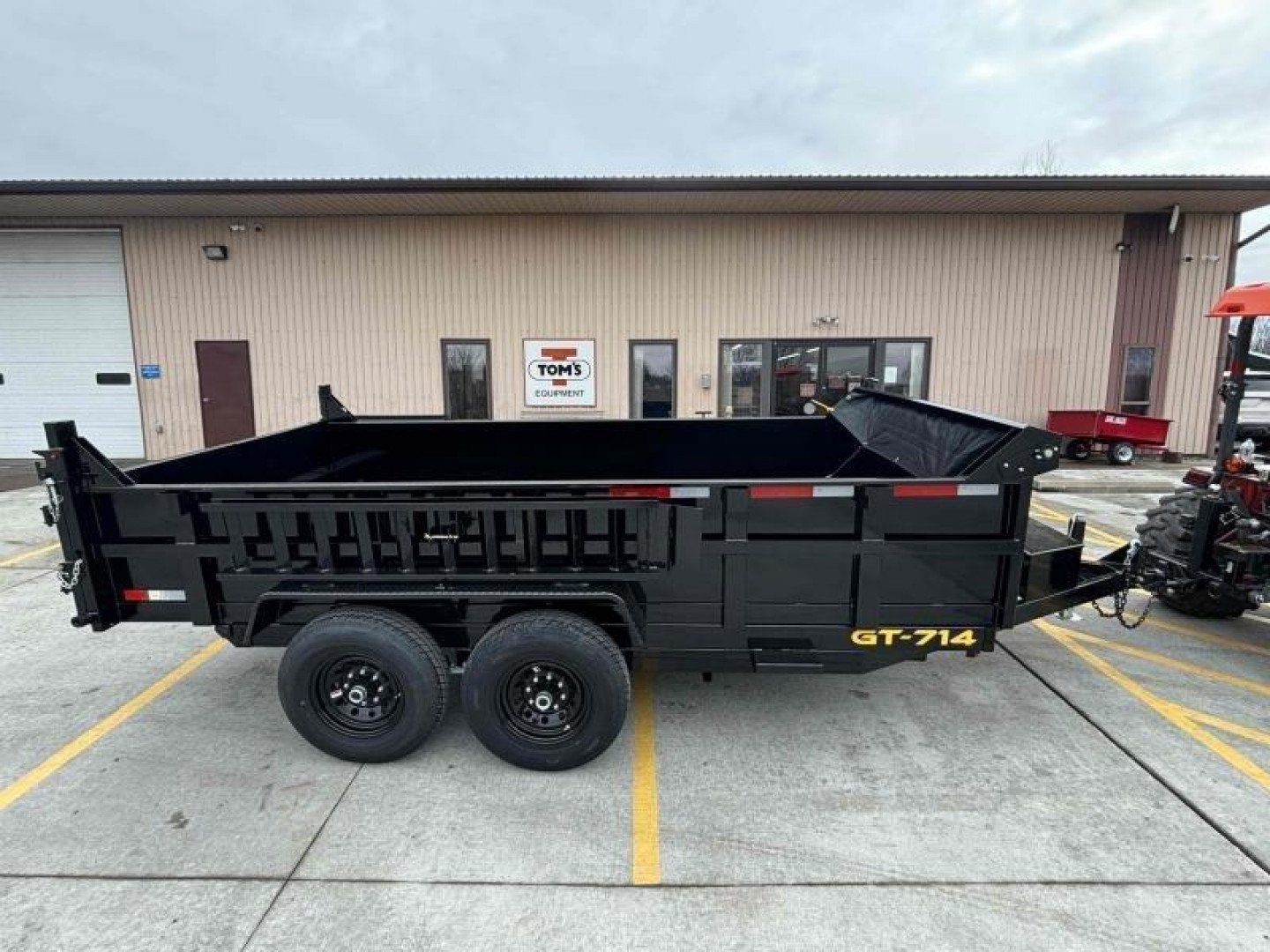 New 2026 Griffin Trailers 7 x 14 Low Profile 14K Dump Trailer