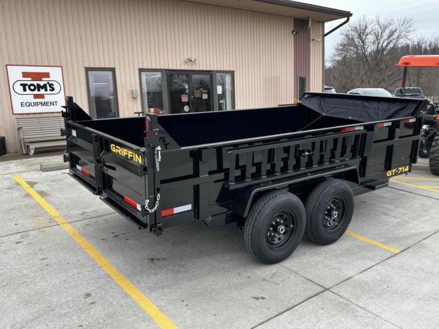 New 2026 Griffin Trailers 7 x 14 Low Profile 14K Dump Trailer