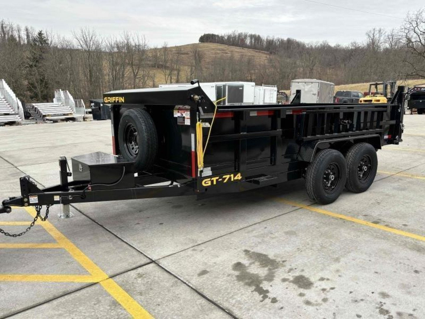 New 2026 Griffin Trailers 7 x 14 Low Profile 14K Dump Trailer